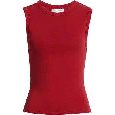 Artless Forever Campbell Sleeveless Tank In Red
