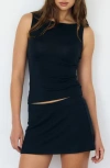 Artless Forever Easy Boatneck Tank In Black