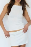 Artless Forever Easy Boatneck Tank In White