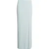 Artless Forever Eloise Back Slit Maxi Skirt In Blue