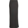 Artless Forever Eloise Back Slit Maxi Skirt In Gray