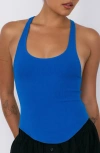 Artless Forever Haze Racerback Tank In Blue