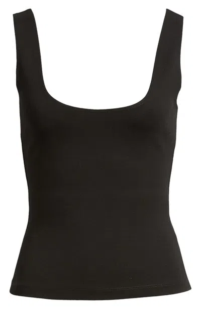 Artless Forever Inez Scoop Neck Tank In Black