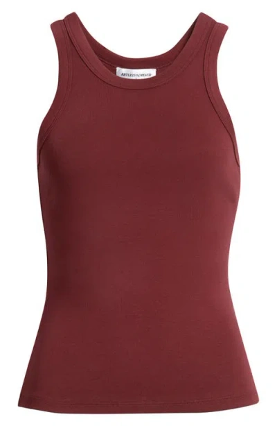 Artless Forever Jude Tank Top In Burgundy