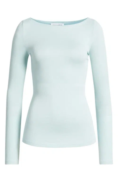 Artless Forever Lane Boat Neck Top In Blue