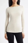 Artless Forever Lane Boat Neck Top In Multi