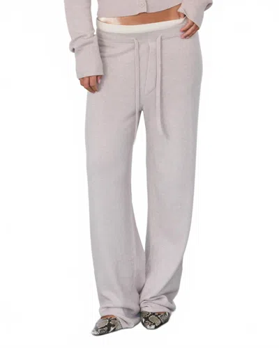 Artless Forever Tove Layered Cashmere Pant In Stone In Gray
