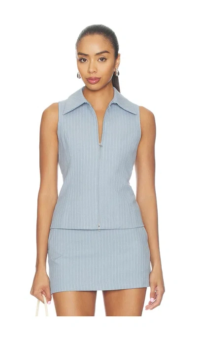 Artless Kaia Vest In Blue