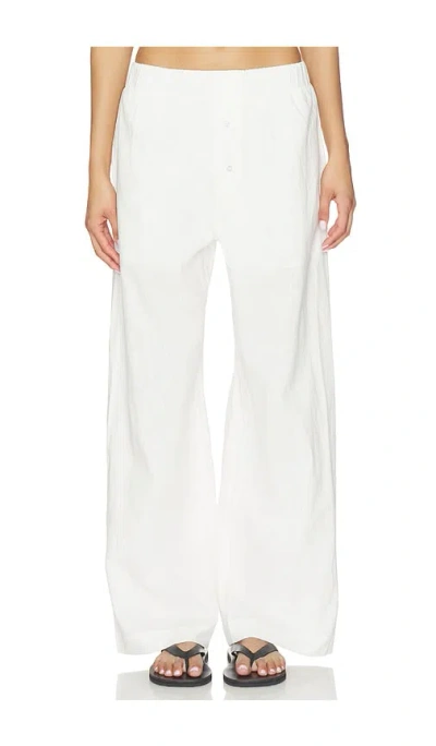 Artless Linen Relaxed Pants In White