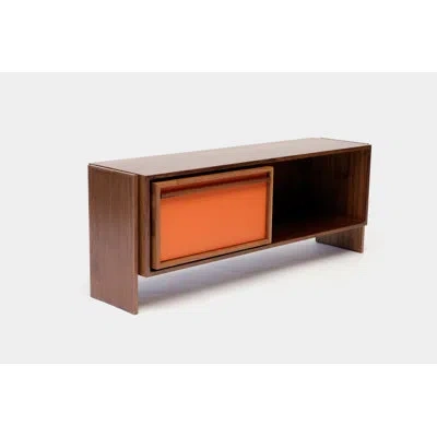 Artless Low Units Tv Stand For Tvs Up To 75" In Orange
