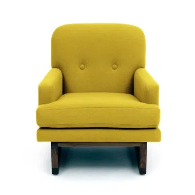 Artless Melinda 30" Wide Tufted Armchair In Ash