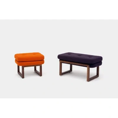 Artless Melinda Upholstered Bench In Eggplant