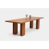 Artless Occidental Outdoor Solid Wood Dining Table In Solid Afromosia