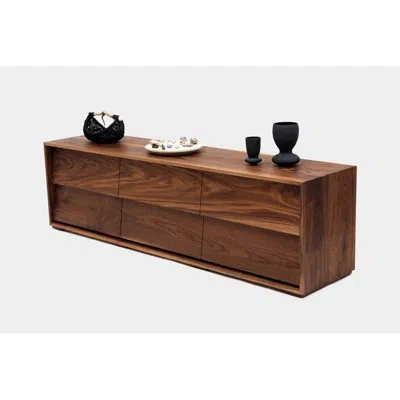 Artless Oliver 6 Drawer Dresser In Brown;walnut
