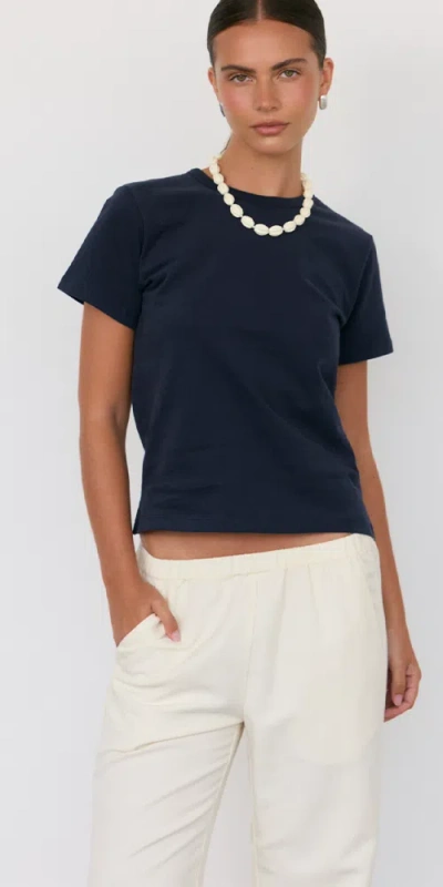 Artless Reese Tee Navy Blue In Black