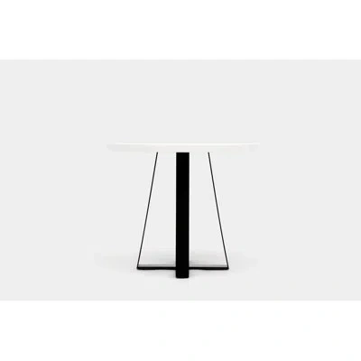 Artless Sea Smoke Dining Table In Misterio White