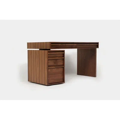 Artless Small Writing Desk In Brown
