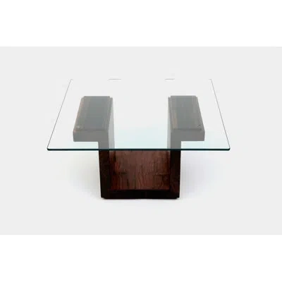 Artless Table Base 2" In Walnut
