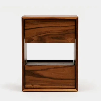 Artless Thn 2 Drawer Nightstand In Walnut