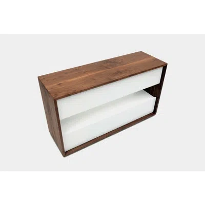 Artless Thn Console Table In Walnut