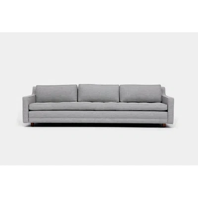 Artless Up Solutions Three Seater Sofa With Ottoman In Eggplant