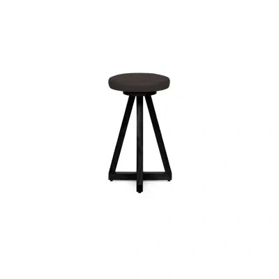 Artless X Swivel 26" Counter Stool In Blackbean,black Oak,no Ring