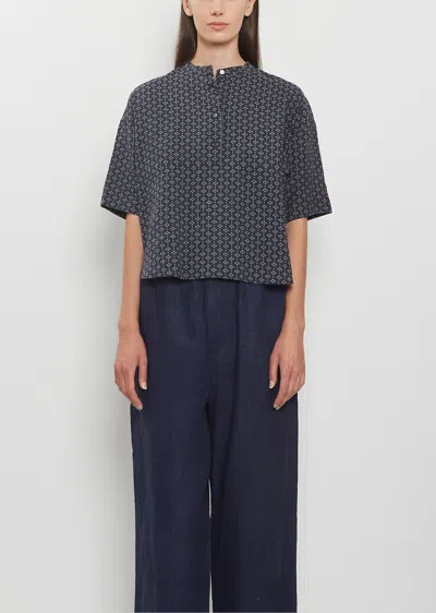 Arts & Science Big Yoke Shirt Short Sleeve In Blue