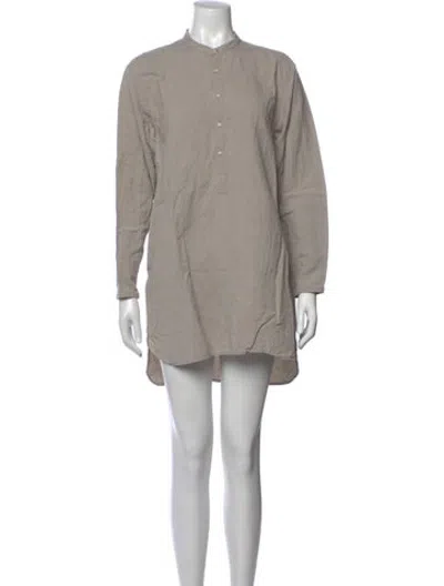 Pre-owned Arts & Science Mini Dress In Grey