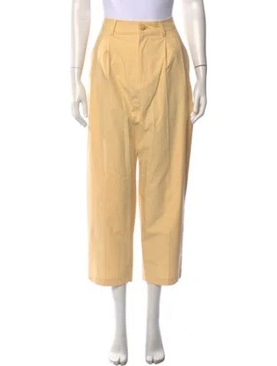 Pre-owned Arts & Science Wide Leg Pants In Yellow
