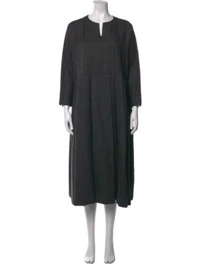 Pre-owned Arts & Science Wool Midi Length Dress W/ Tags In Grey