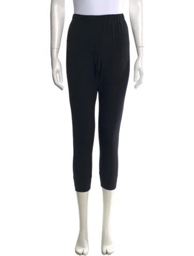 Pre-owned Arts & Science Wool Straight Leg Pants In Black