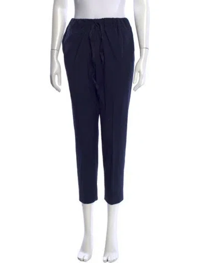 Pre-owned Arts & Science Wool Straight Leg Pants In Blue