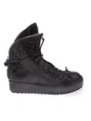 Artselab Chunky Zip Hi-top Sneakers In Black