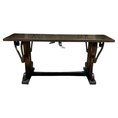Pre-owned Arturo Pani 1950s Mirrored Eglomisé Wall Console  Mexico City In Gold