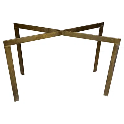 Pre-owned Arturo Pani 1950s Solid Bronze Console Table Base  Mexico City In Gold