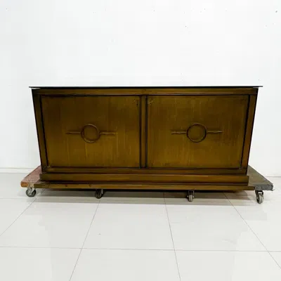 Pre-owned Arturo Pani 1960s Bronze Credenza Hotel Reforma Mexico City  Muller In Brown