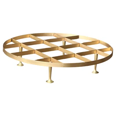 Pre-owned Arturo Pani Solid Brass Cocktail Table In Brown