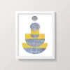 Artxtiles Nesting Small Framed Print In Multi