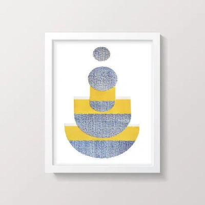 Artxtiles Nesting Small Framed Print In Multi