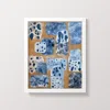 Artxtiles New Spots Small Framed Print In Multi