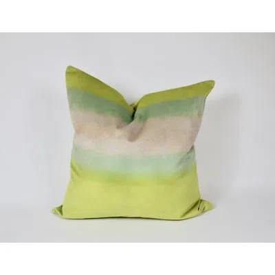 Artxtiles Sunset Velvet Pillow In Orange;yellow