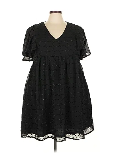Pre-owned Arula Casual Dress In Black