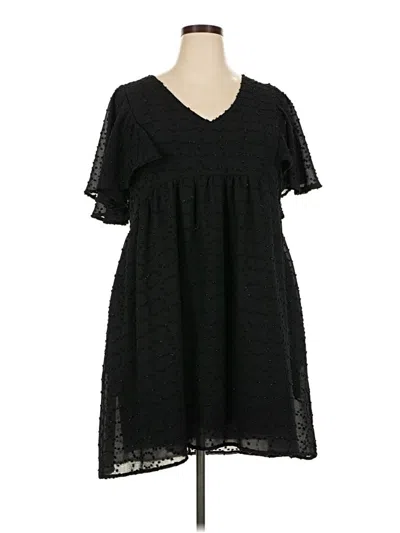 Pre-owned Arula Casual Dress In Black