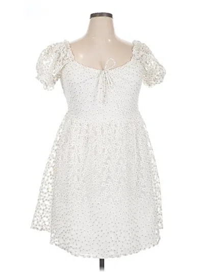 Pre-owned Arula Cocktail Dress In White