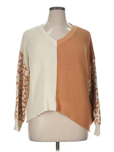 Pre-owned Arula Pullover Sweater In Brown