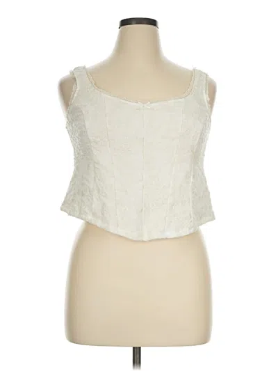 Pre-owned Arula Sleeveless Blouse In Ivory