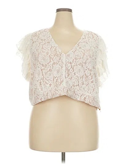 Pre-owned Arula Sleeveless Blouse In White