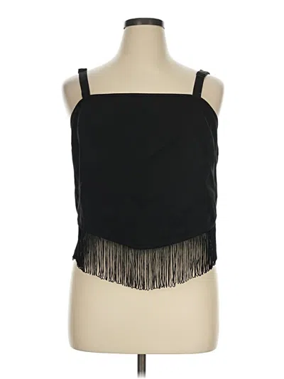 Pre-owned Arula Tube Top Black Strapless Neckline Tops