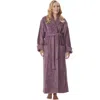 Arus Optimus Long Cotton Bathrobe For Women In Brown