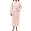 Arus Shawl Collar Turkish Terry Cotton Bathrobe For Women In Neutral